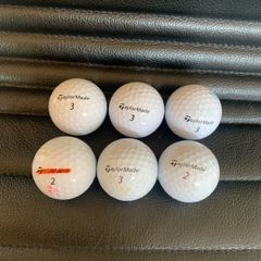 (6) Taylormade soft response golf balls