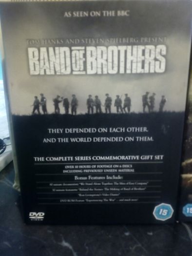 Band Of Brothers + The Pacific Dvd Boxsets Hbo War Drama
