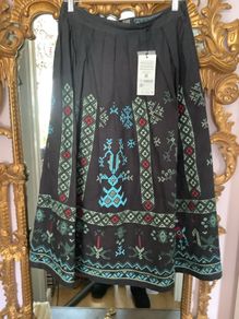 Scotch&Soda embroidered midi skirt, new, size S
