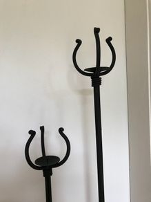 Wrought Iron candlesticks