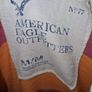 American Eagle Striped red and orange Polo shirt Image 6