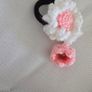 Hair Tie  #crochethairtie  #scrunchie #crochetaccessories #girlaccessories  #hairaccessories  #fashionaccessories Image 3