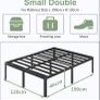 small double bed frame Image 2