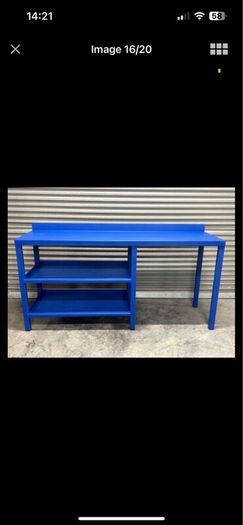 Steel work benches