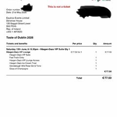 Taste of Dublin VIP tickets
