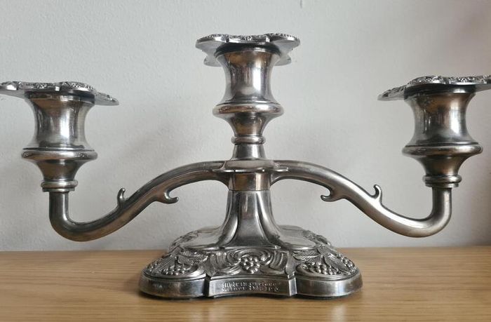 Silver Plated Candle Holder