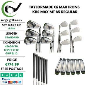 Taylormade Qi Max Irons / 5-Pw / KBS Max MT 85 Regular