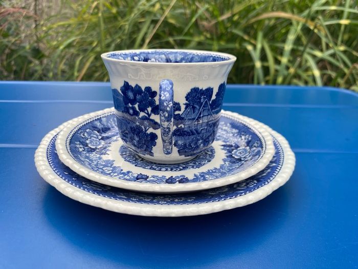 English Scenic Staffordshire Adam's England trio
