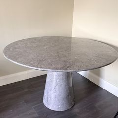 Round Solid Marble Dining Table - 140cm