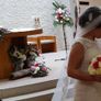 Cathedral length veil Ivory Image 2
