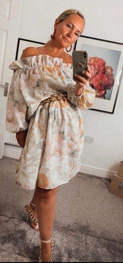 h&m floral maxi dress