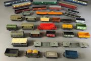 Collection of 35 Hornby Dublo and Lima O0 Gauge Model Railway Coaches and Wagons