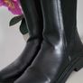 PARFOIS Black Elasticated Sides Hi Ankle Boots Sz 40 (Fit 6.5 - 7UK) - Rrp 49.99 (New) Image 4