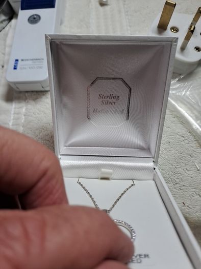 sterling silver communion pendant