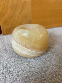 Vintage Alabaster Tea Light Holder