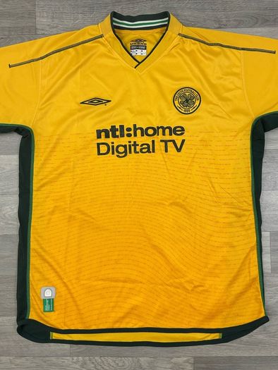 Genuine Vintage 2002 Umbro Celtic Glasgow Away Jersey Shirt Mens XL