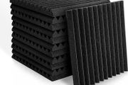 12 pack Set Acoustic Panels, 1" X 12" X 12" Acoustic Foam Panels, Studio Wedge Tiles, Sound Panels wedges Soundproof Sound Insulation Absorbing