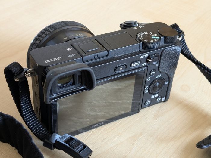 Sony A6300 camera with kit lens and some extras
