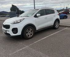 2016 White Kia Sportage with Sun Roof
