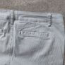 D Jeans Stripe Cotton Capris Sz UK14 Image 3