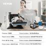 Heat Press, 5 in 1 Heat Press Machine Machine 30.48 x 38.1 cm, Clamshell Sublimation Transfer Printer Fast Heat-up, Digital Precise Temperature Control, Vinyl Heat Press for T-Shirt Plate Mug Cup, 1250W Image 2