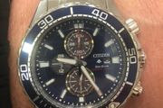 Citizen eco drive dive 200 m watch solar powered brand new