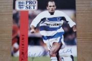 Ray Wilkins QPR signed ProSet card