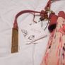 Liberty by Gionni Pink Floral Crossbody Bag Real Leather Trim Image 4