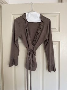 Karki wrap Cardigan