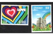 1992 Ireland Love Commemorative Stamps Mint Never Hinged (MNH)