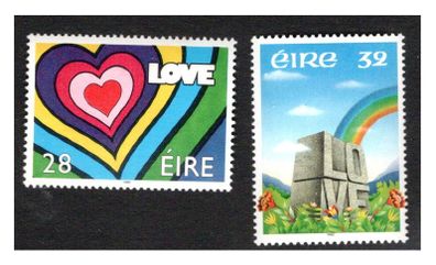 1992 Ireland Love Commemorative Stamps Mint Never Hinged (MNH)