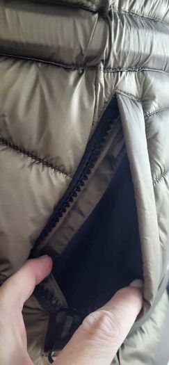 MINT VELVET Gold Tone Puffer Jacket Sz 12 UK - Rrp 220 (New)