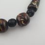 Antique Venetian Style Floral Glass Beads Necklace Image 7