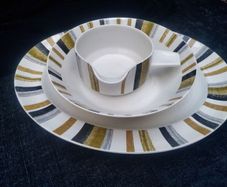 Midwinter platter, Queensberry, vintage platter, gravy boat , serving bowl