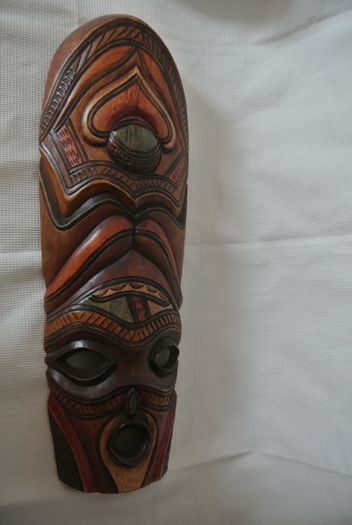 Two Large Wooden Masks