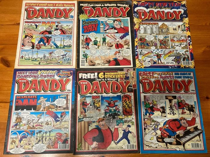 Comics: 'The Dandy' 2001,2002 and 2003 (61 numbers)