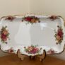 Royal Albert "Old Country Roses"   Large Sandwich Tray Image 2