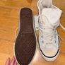 Womens White Converse Image 5