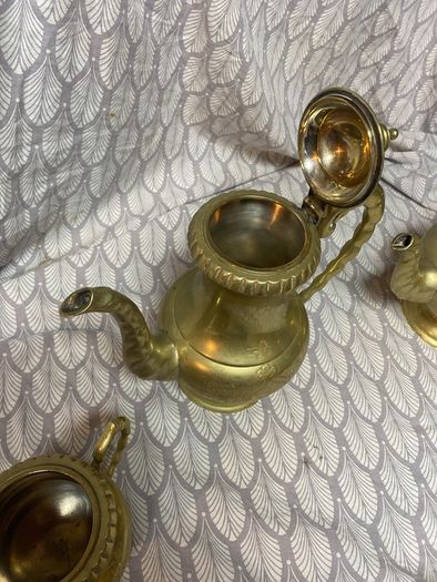 tea/coffee brass set