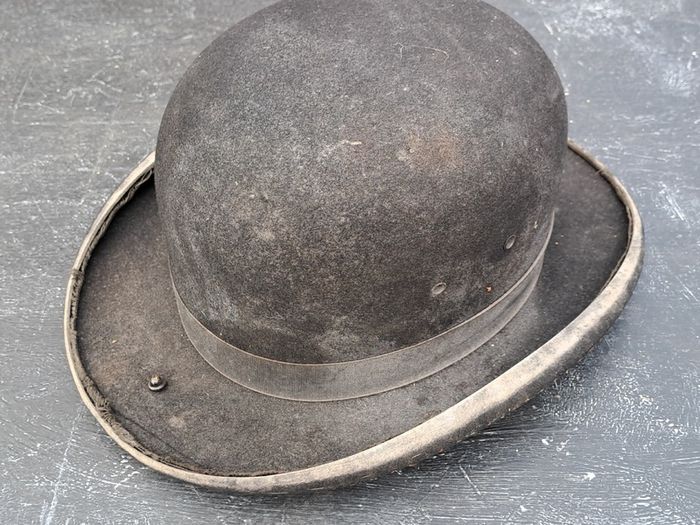 Vintage Black Bowler Hat - Grafton Streets,