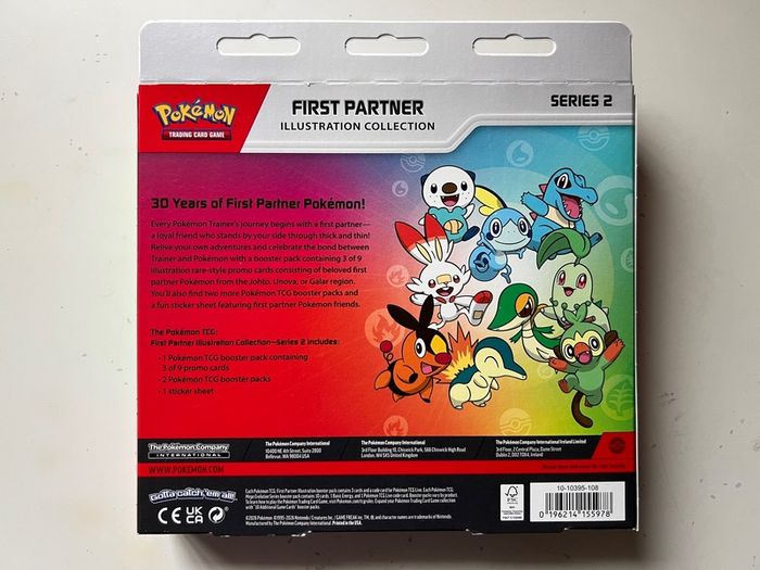 Pokemon First Partner Illustration Collection Series 2 NEW