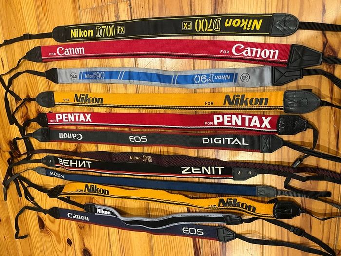 A Variety of Original Camera Straps