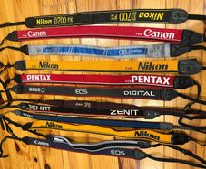 A Variety of Original Camera Straps