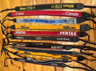 A Variety of Original Camera Straps