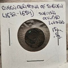 City of Riga Swedish Livonia 1 Solidus 1634 1654