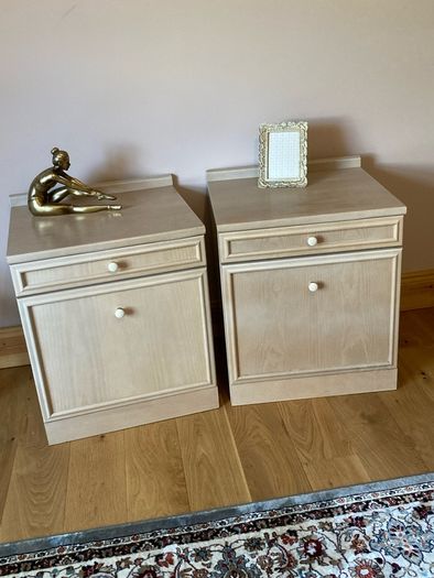 Vintage bedside lockers