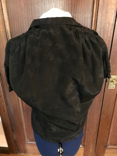 Black Short Sleeve Blouse