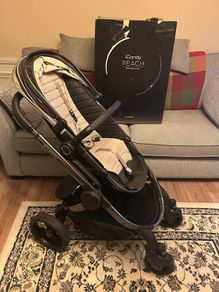 ICandy Peach Buggy, skateboard, footmuffs, bag