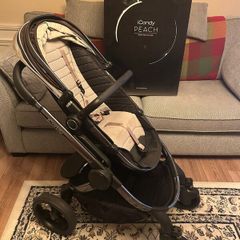 ICandy Peach Buggy, skateboard, footmuffs, bag