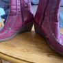 ladies wine boots Image 5